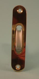 THD156 Sash Pulley with Nylon Wheel (Solid Brass Faceplate) with Radius Faceplate
