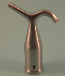 THD163/SCP Pole Hook in Satin Chrome 
