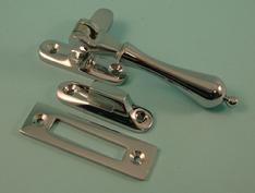 THD174/CP Tear Drop Casement Fastener With Hook & Mortice Plate in Chrome Plated