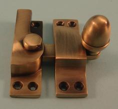 THD102/AB Straight Arm Fastener - Standard - Acorn Knob in Antique Brass