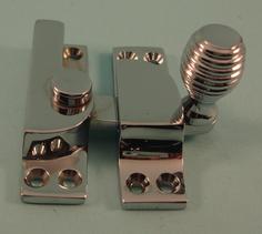 THD103/CP Straight Arm Fastener - Standard - Old Beehive Knob in Chrome Plated