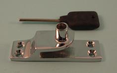THD109/CP Locking Keep for the Straight Arm Fastener: Standard in Chrome Plated