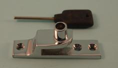 THD109N/CP Locking Keep for the Straight Arm Fastener: Narrow in Chrome Plated