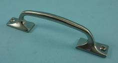 THD153/SNP Sash Handle - Shaped in Satin Nickel Plated
