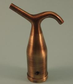 THD163/AB Pole Hook in Antique Brass