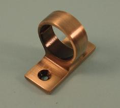THD187/AB Sash Eye - Square End in Antique Brass