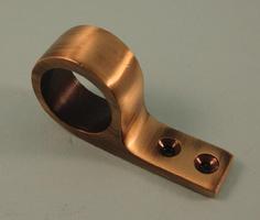 THD264/AB Sash Eye - Vertical - Flush Fit in Antique Brass