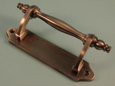 THD276/AN Sash Handle - Traditional in Antique Nickel
