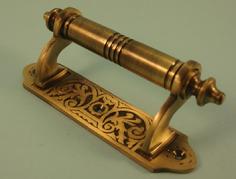 THD278/AB Sash Handle - Decorative in Antique Brass