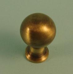 Ball Knob in Antique Brass