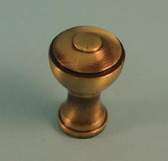 Fancy Knob in Antique Brass