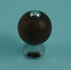 Rosewood Knob in Chrome Plated
