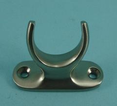 THD209/SNP Pole Hook Holder in Satin Nickel Plated