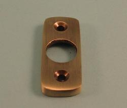 THD244/AB Flush Knot Holder in Antique Brass