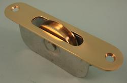 THD270 Ball Bearing - Standard Case, 1.75" Brass Wheel Pulley with a Radius Solid Brass Faceplate