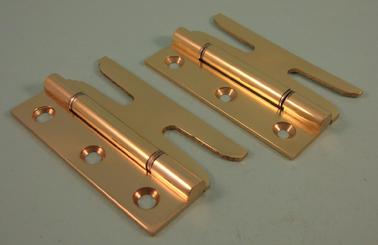 THD148 Simplex Hinge Solid Brass with Double Steel Washers (pair)